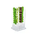 Kit Hidropónico N17 Sistema de Torre para 70 Plantas, Jardín Interior Completo con Nutrientes, Semillas y Accesorios