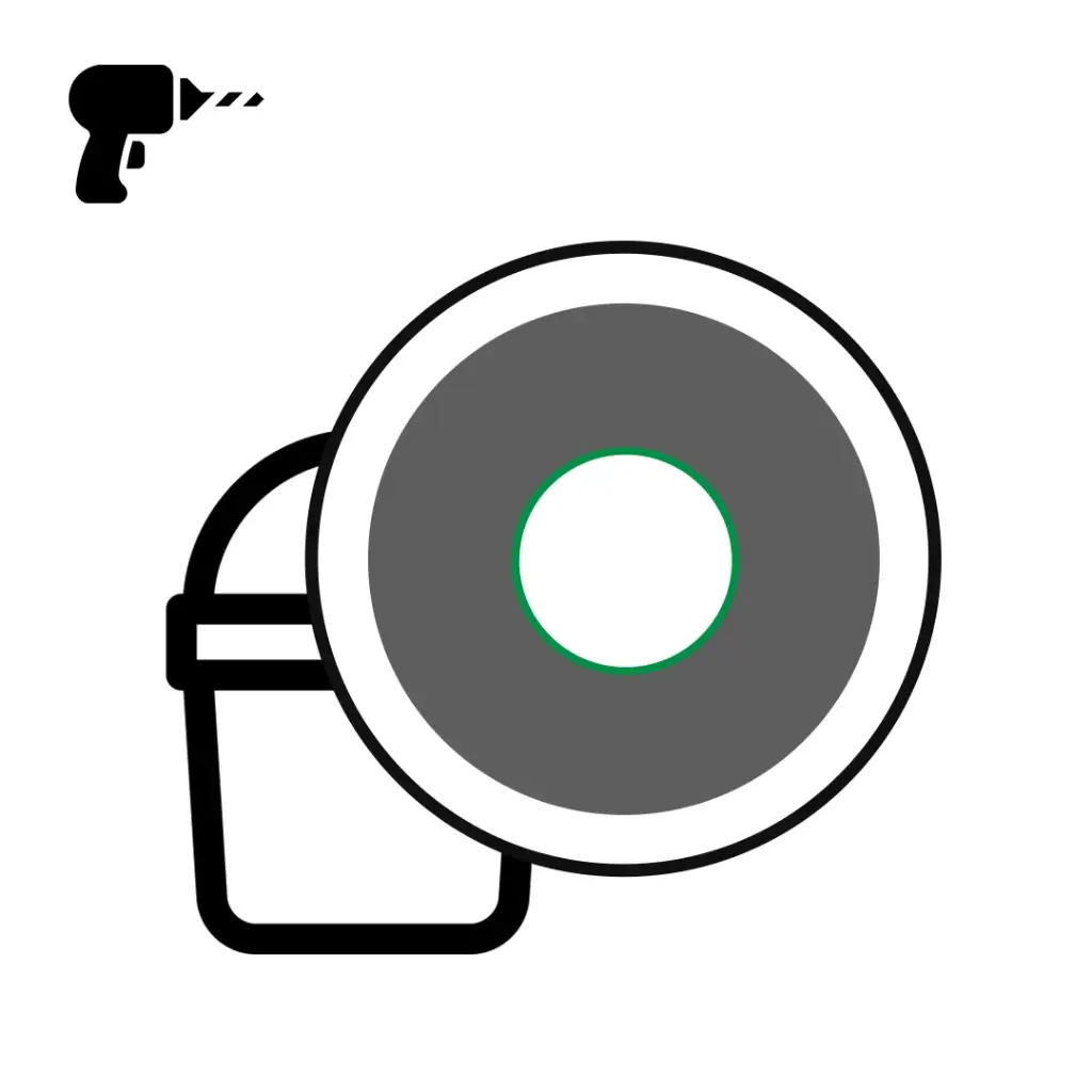 Agujero de la tapa del cubo (servicio) (N6)